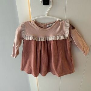 Kids Moncler Pink Long Sleeve dress